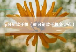 op最新款手机（OP最新款手机多少钱）