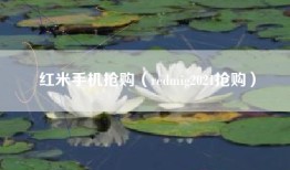 红米手机抢购（redmig2021抢购）