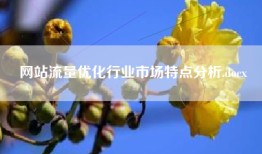 网站流量优化行业市场特点分析.docx