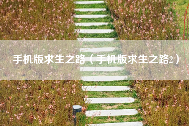 手机版求生之路（手机版求生之路2）